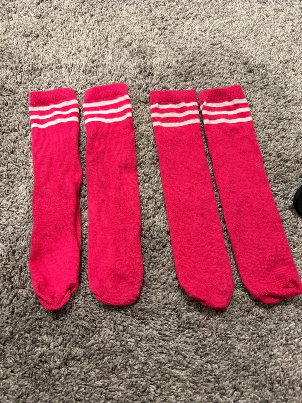 EUC Unicorn Shinguards + 2 pair hot pink soccer socks